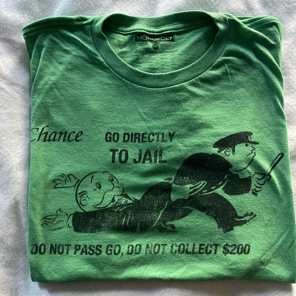 Retro like new Monopoly Tee XXL